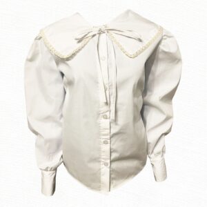 camisa blanca con cuello